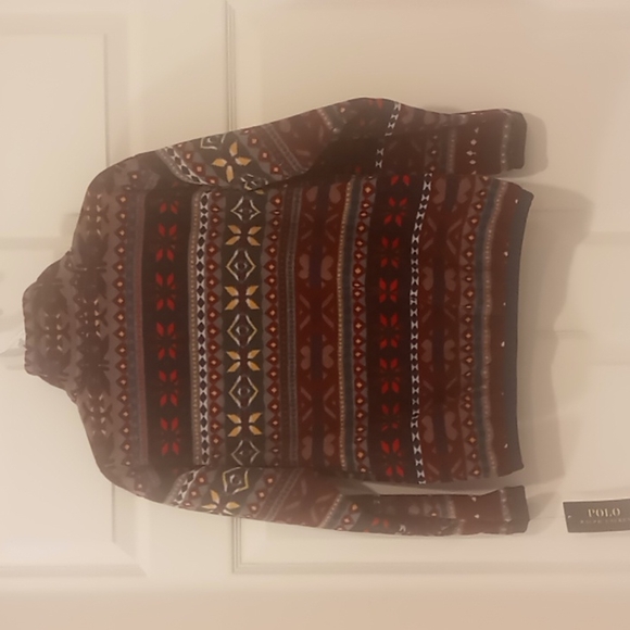 Polo Ralph Lauren Girls Long Sleeves Fair Isle Fleece Pullover NWT 5 & 8/10 - Picture 6 of 7